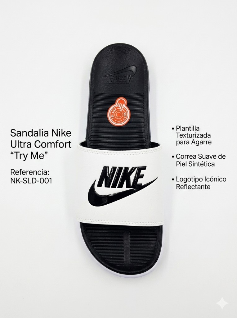 Nike Letra Confort blaca