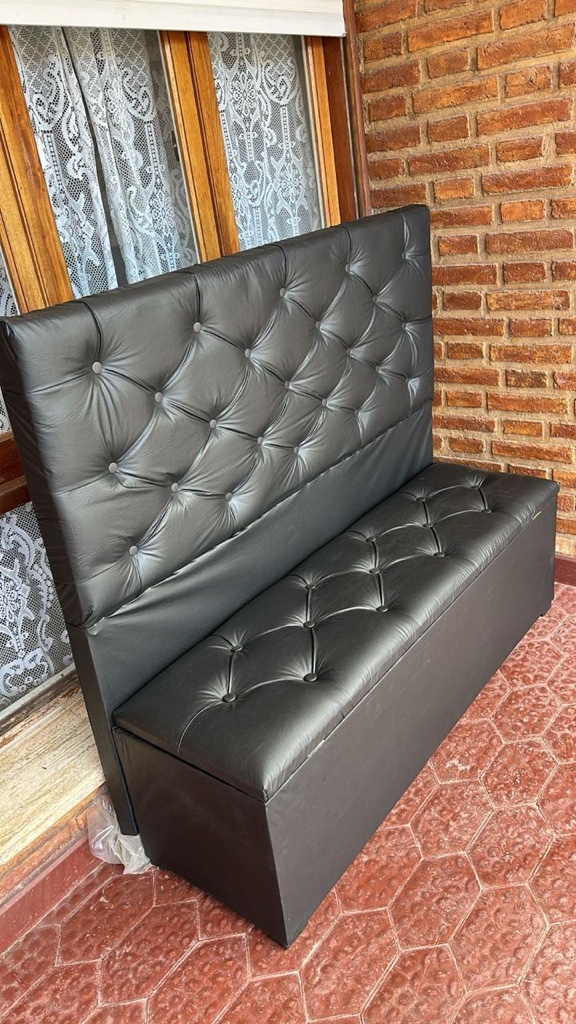 RESPALDO + BAULERA ECO CUERO