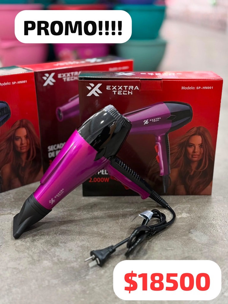SECADOR DE PELO EXXTRA TECH