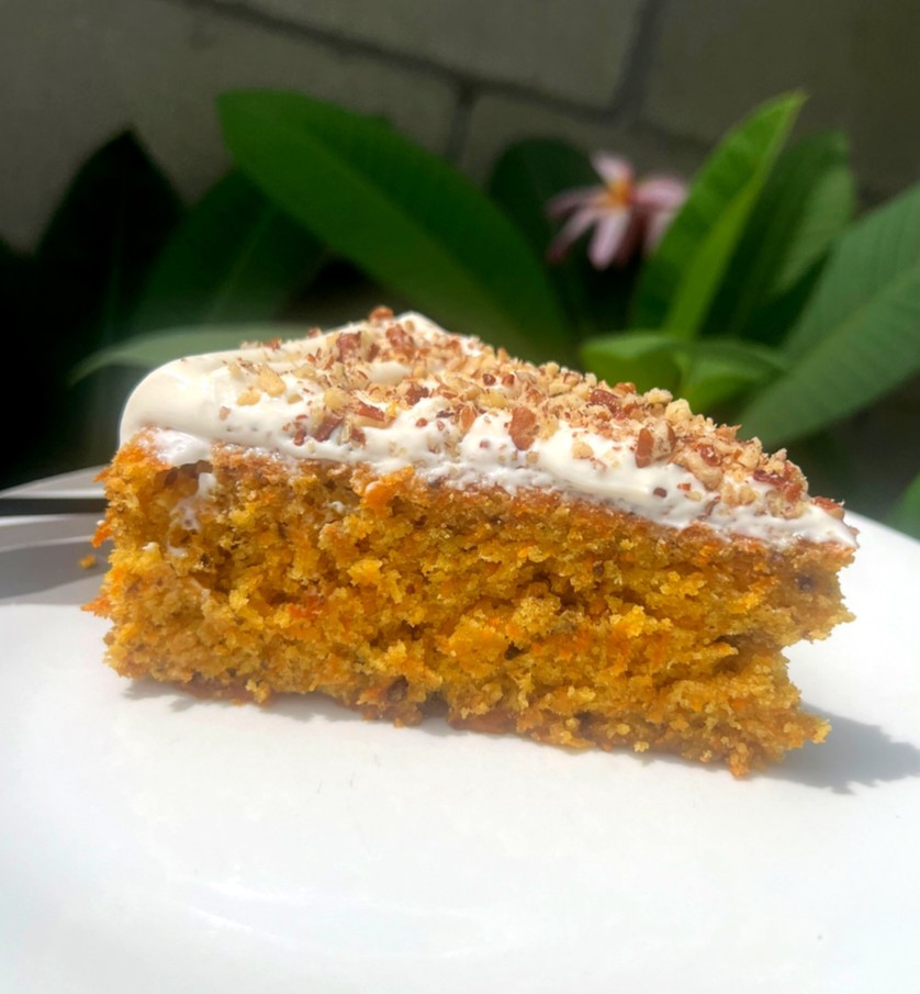 Rebanada de Pastel de zanahoria