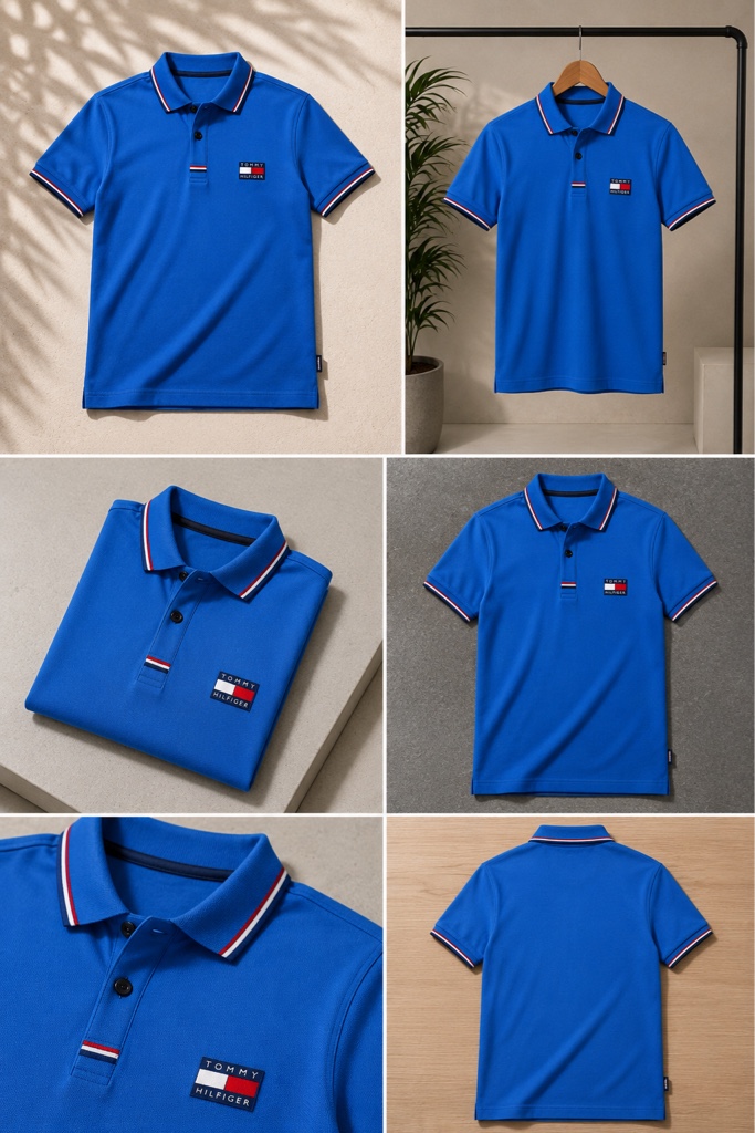 Camisas Polo Tommy Hilfinger para caballero Azul