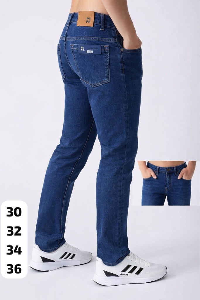 Jeans para Caballero PEPE – Azul Clásico