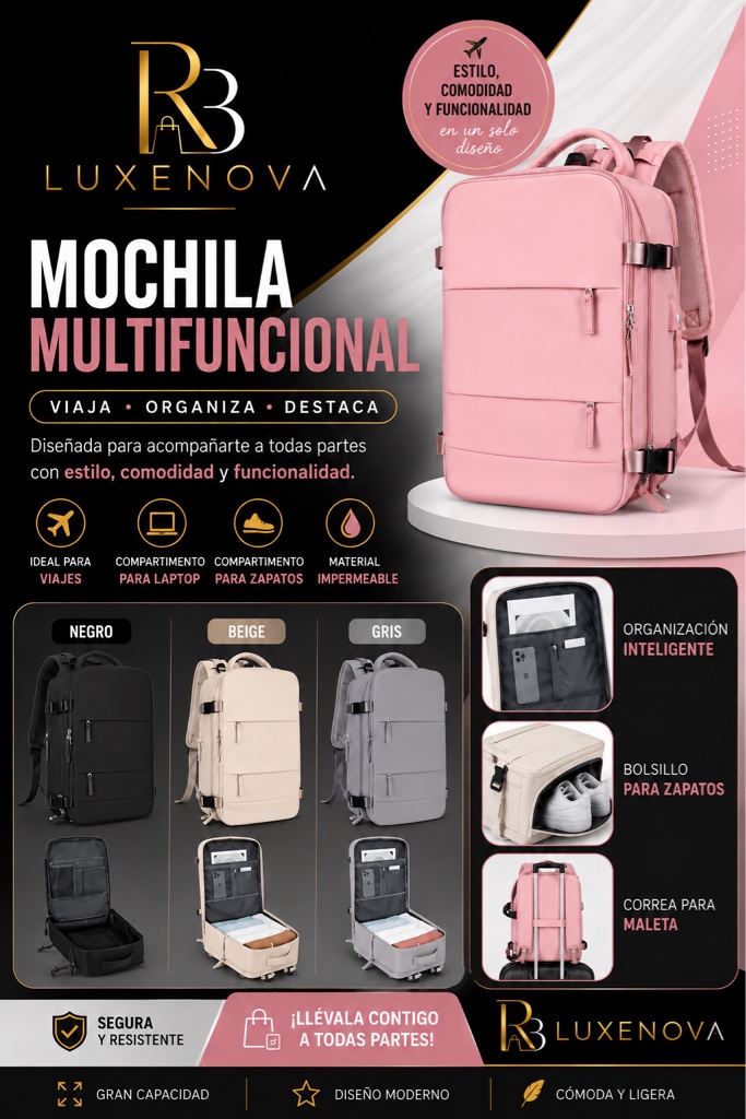 Mochila multifuncional