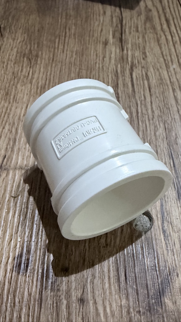 Cupla PVC 40 mm