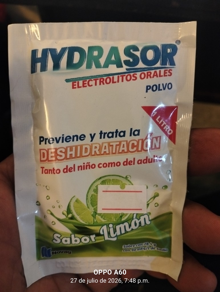 Hydrasor electrolitos limon