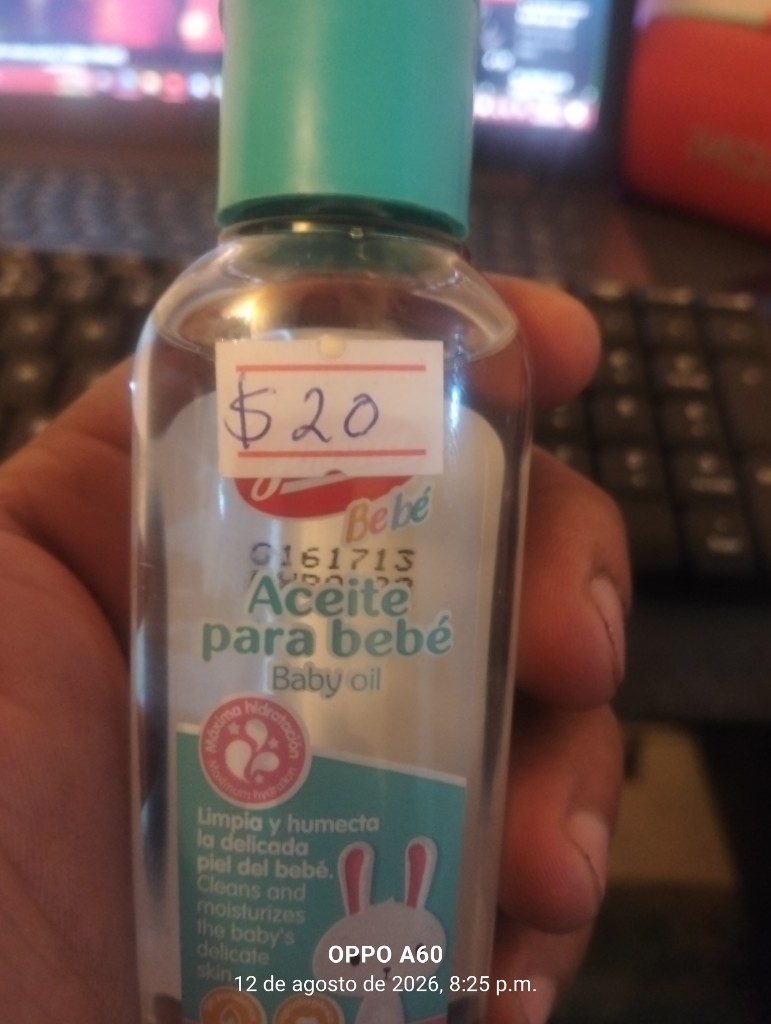Aceite para bebe 60ml