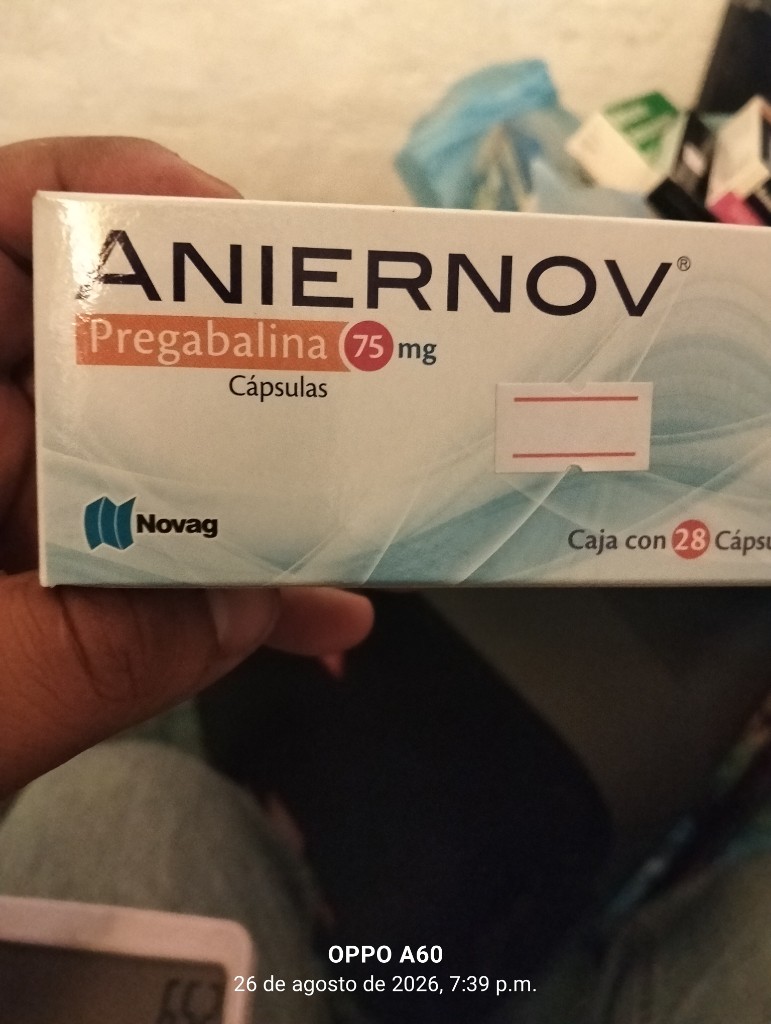 Aniernov Pregabalina 75mg 28cap