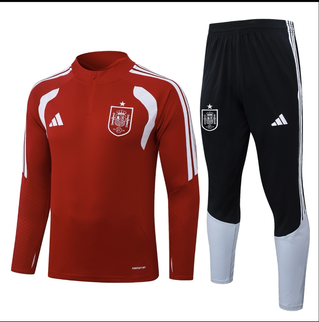 Conjunto Entrenamiento España 26/27 Rojo Negro