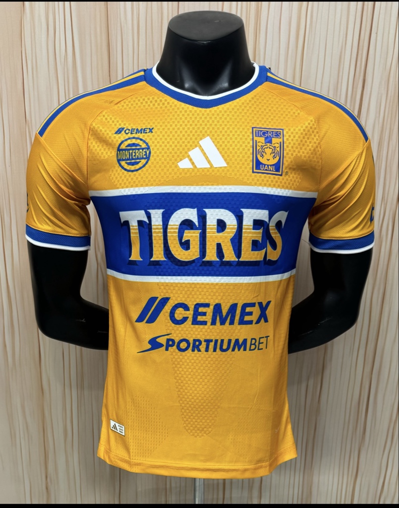 Jersey Tigres Local 26/27 Versión Jugador