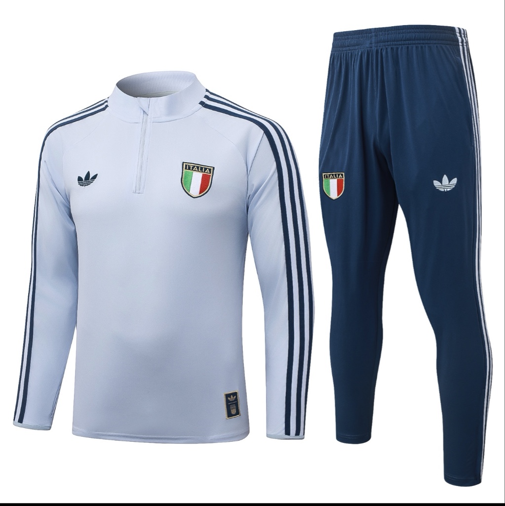 Conjunto Entrenamiento Italia 26/27 Blanco Marino