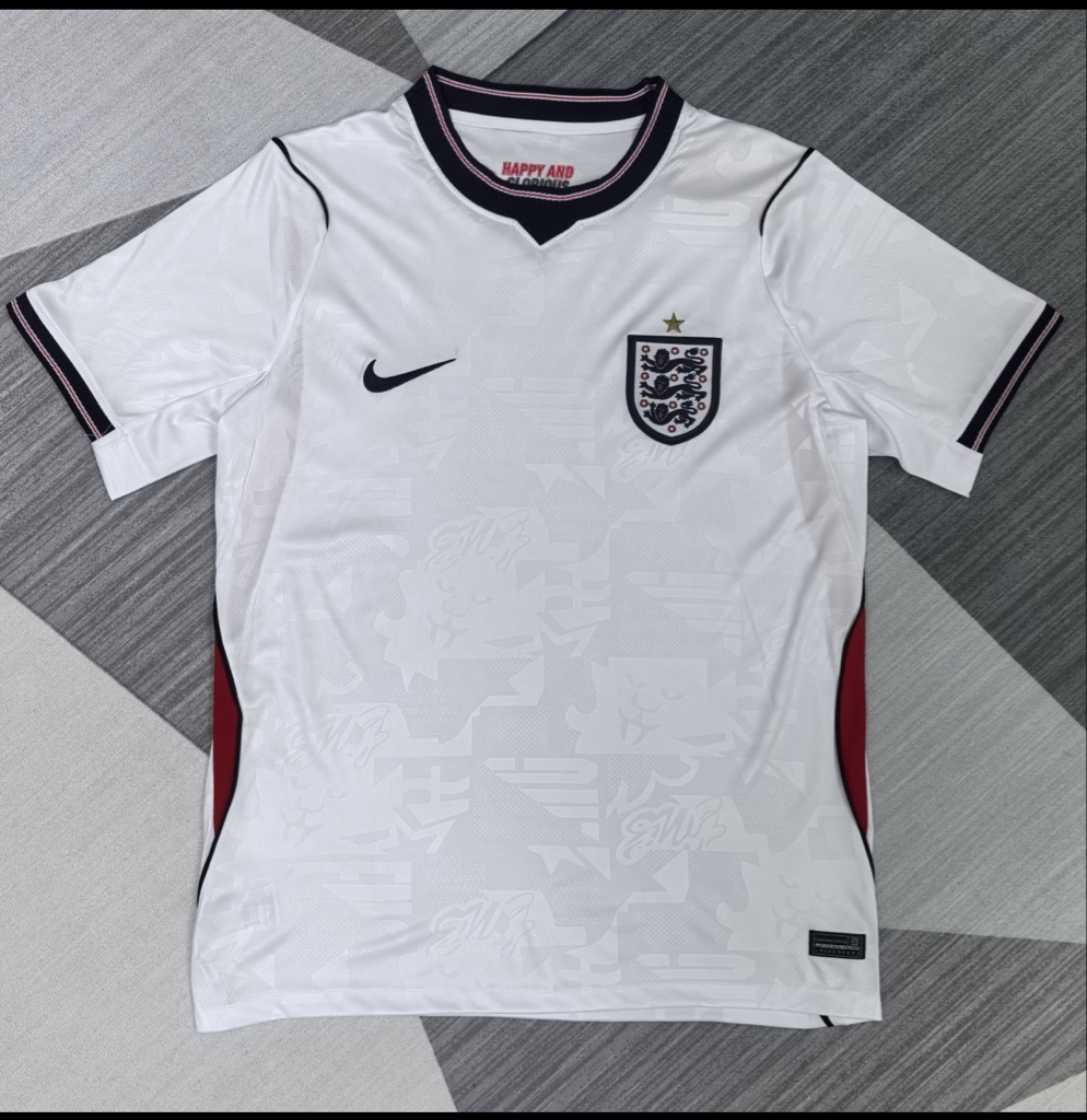 Jersey Inglaterra Local 2026 Versión Fan