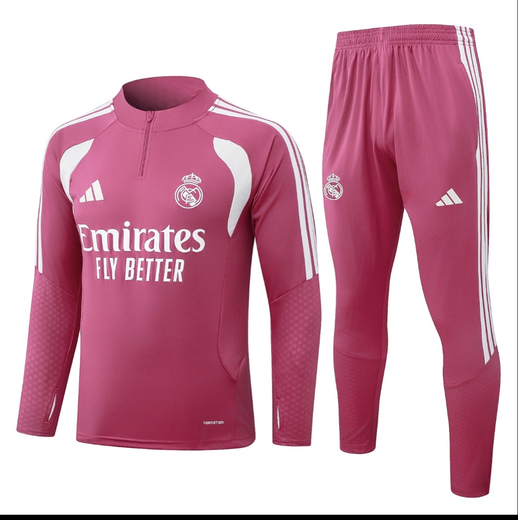 Conjunto Entrenamiento Real Madrid 26/27 Rosa