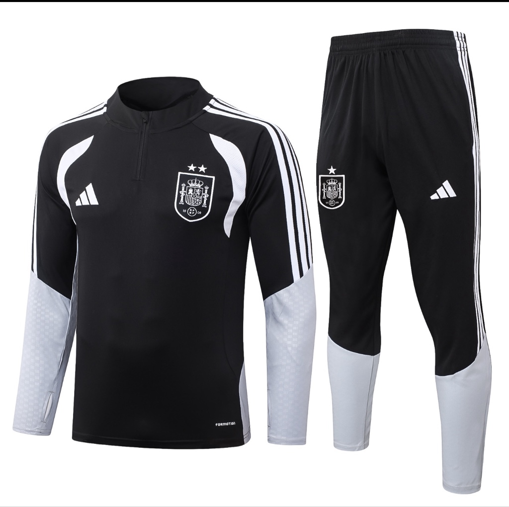 Conjunto Entrenamiento España 26/27 Negro