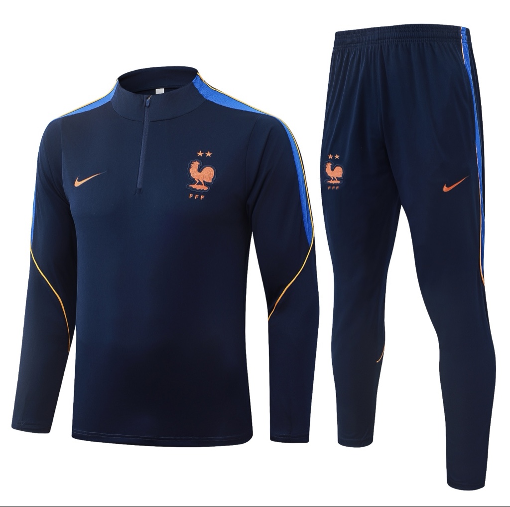 Conjunto Entrenamiento Francia 26/27 Azul Marino