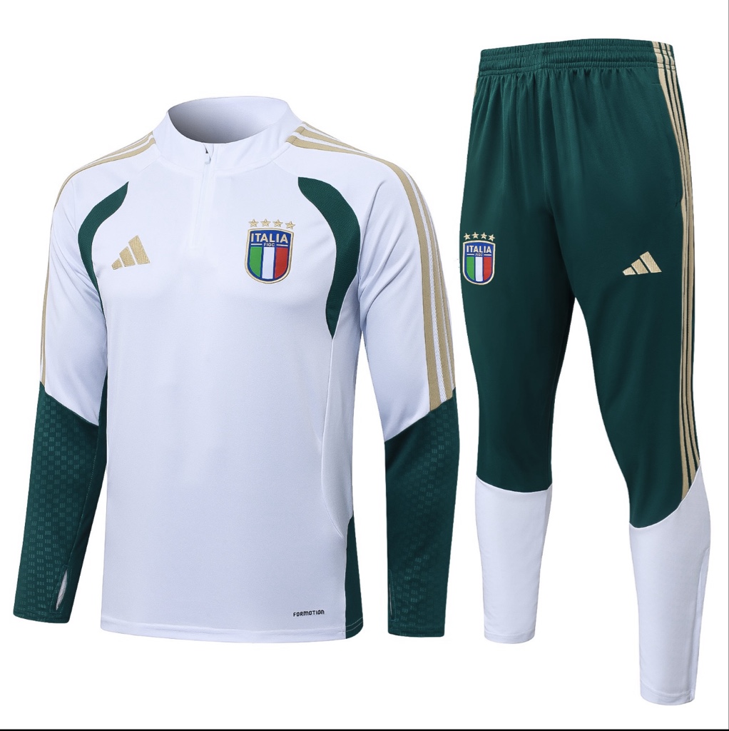 Conjunto De Entrenamientos Italia 26/27 Blanco Verde