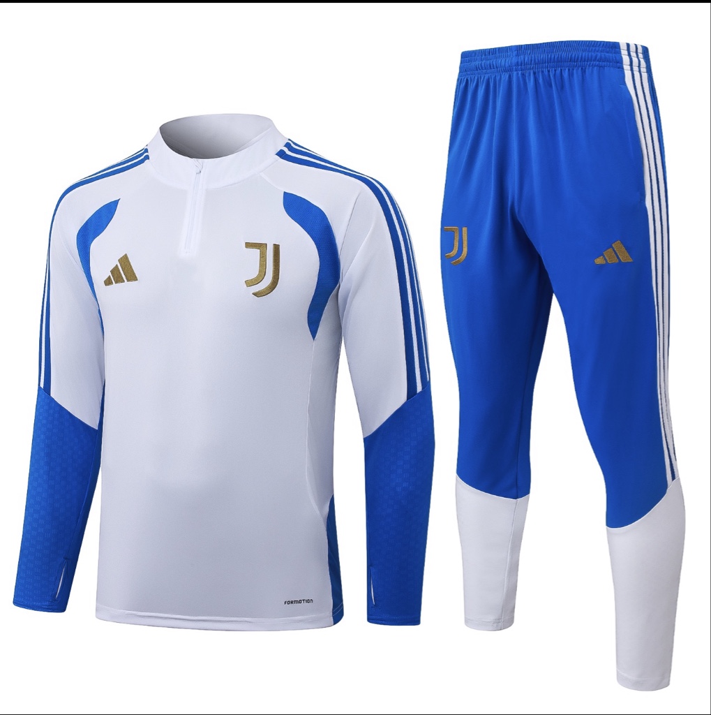 Conjunto Entrenamiento Juventus 26/27 Blanco Azul
