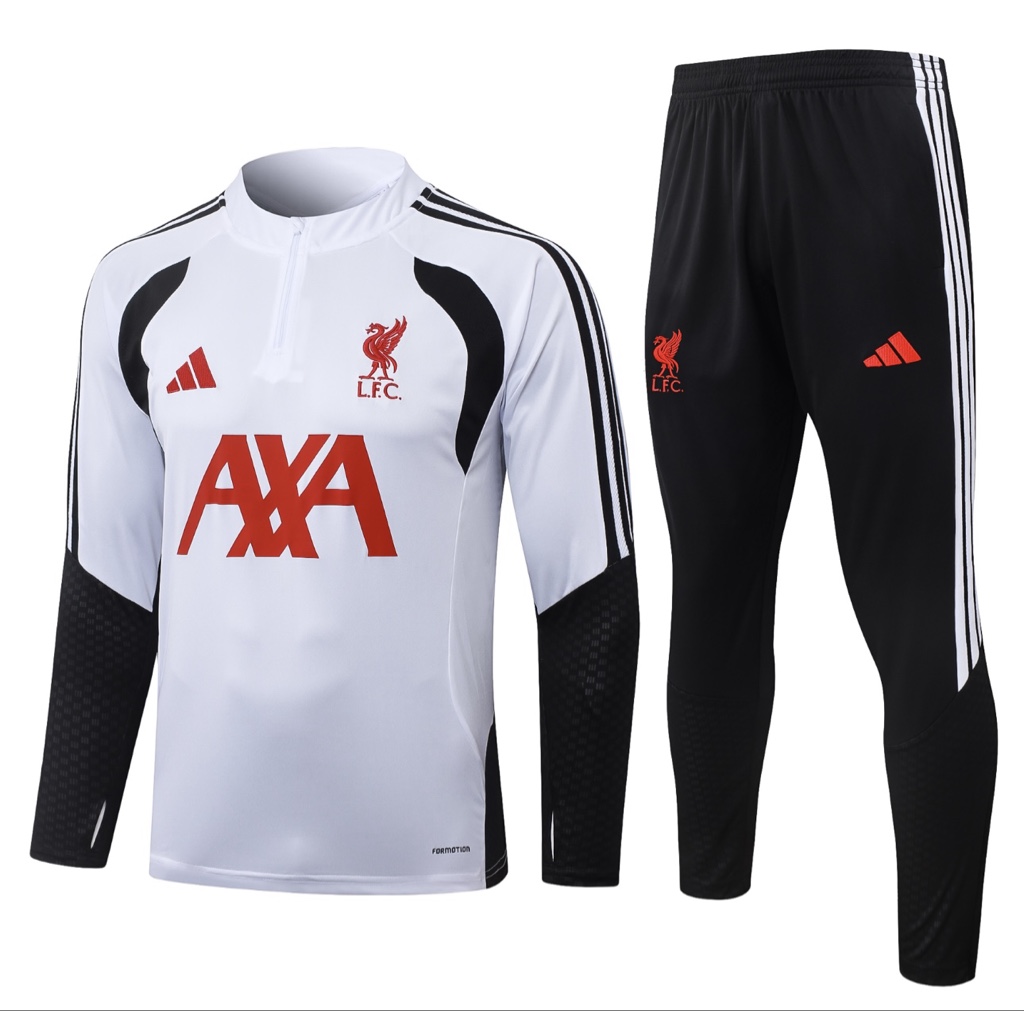Conjunto Entrenamiento Liverpool 26/27 Blanco Negro