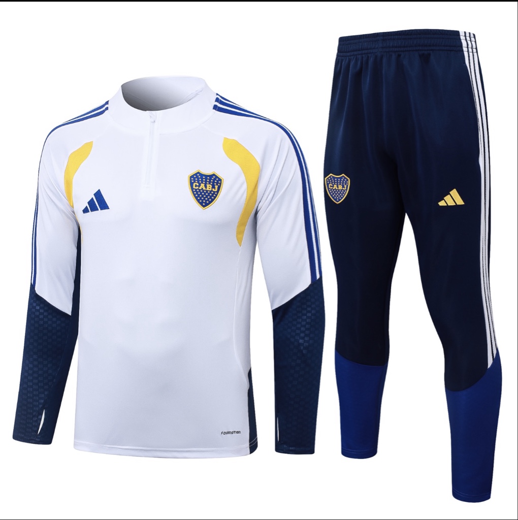 Conjunto Entrenamiento Boca Juniors 26/27 Blanco Marino