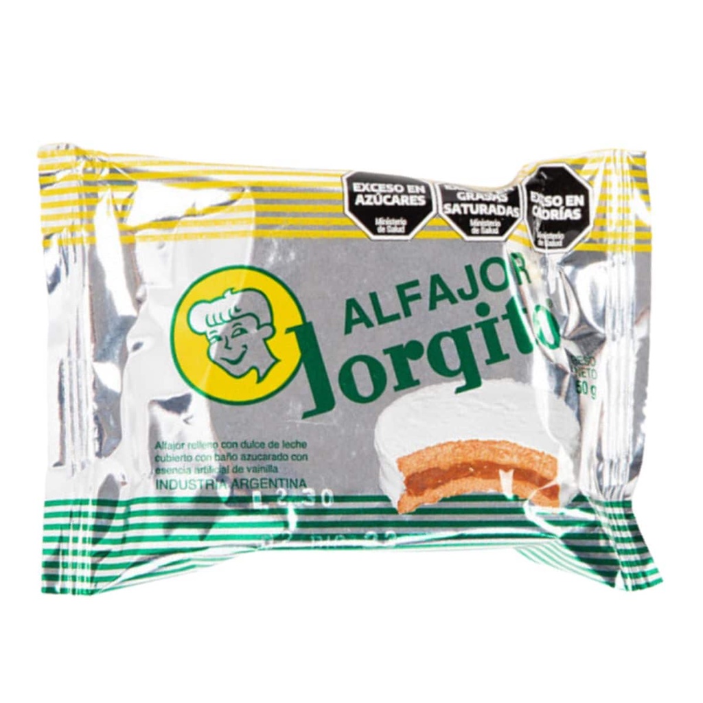 Alfajor Jorgito blanco 50g