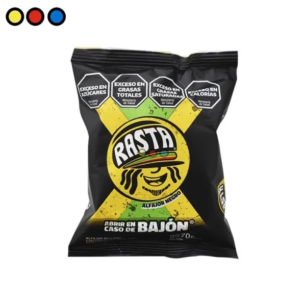 Alfajor RASTA NEGRO 70g