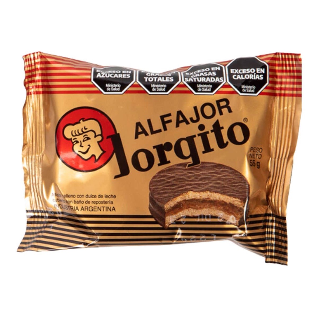 Alfajor Jorgito negro 55g