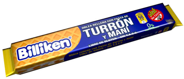 Billiken Turron 25g sin tacc