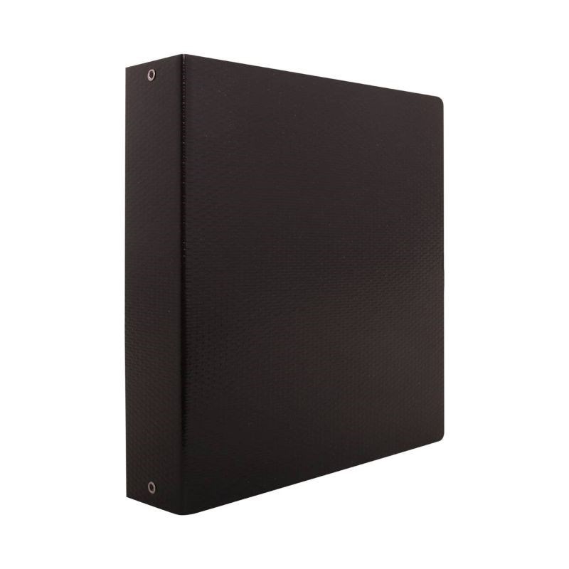 Carpeta fibra negra esquelita 2x30mm