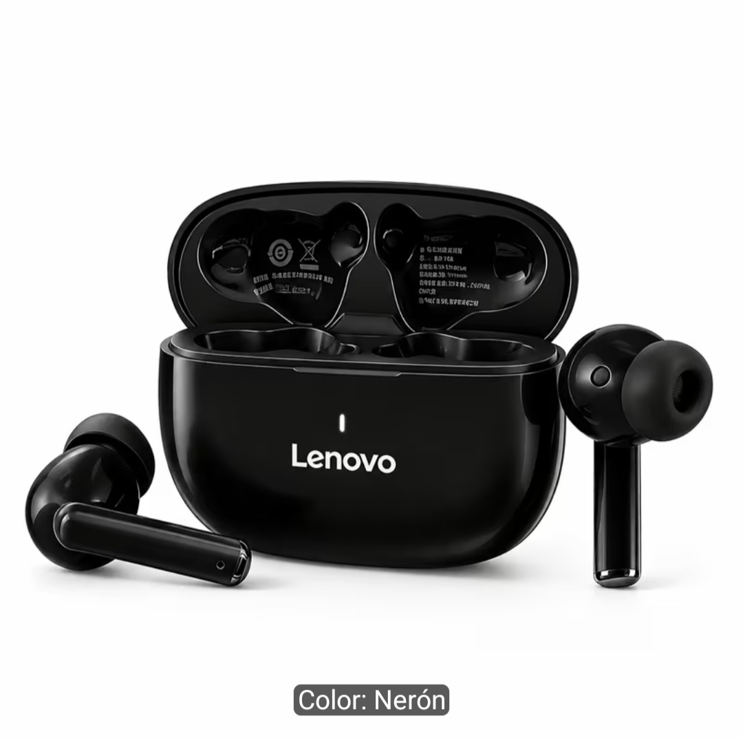 Audífonos inalámbricos Lenovo color negro