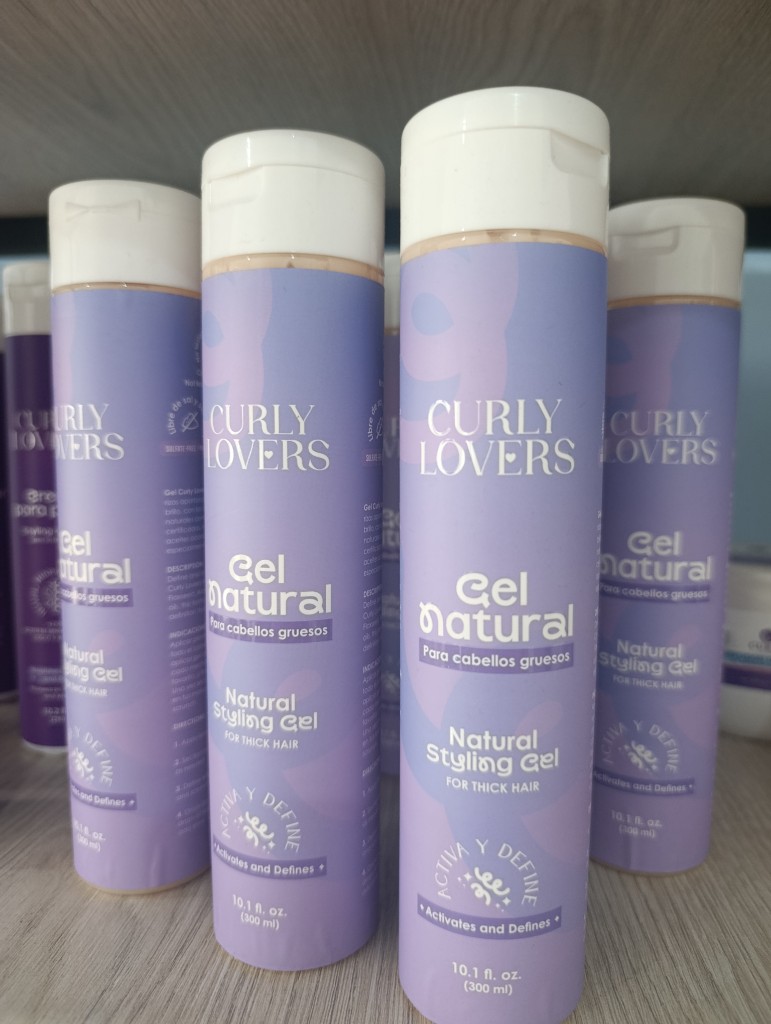 Curly Lovers Gel natural lila grueso