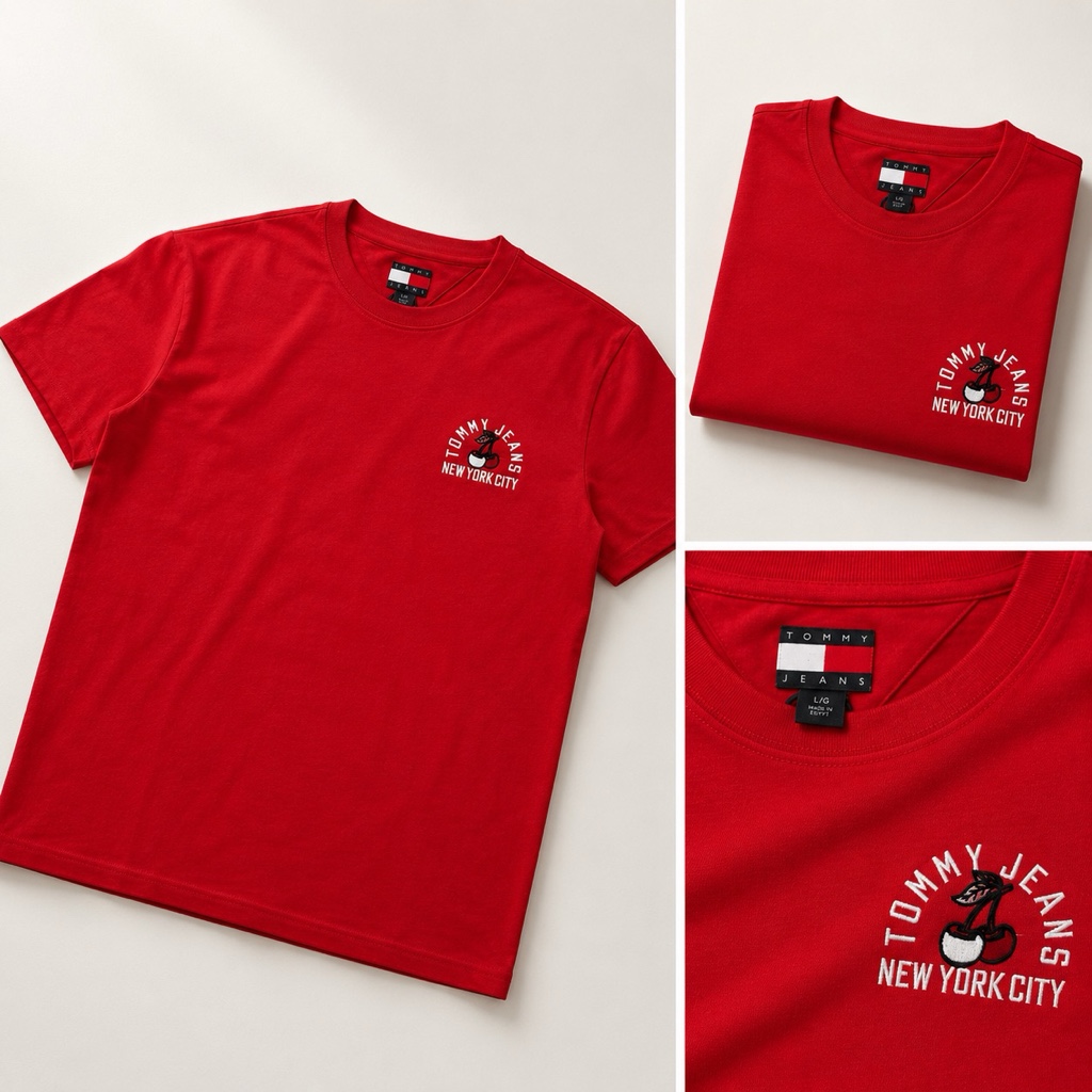 CAMISETA TOMMY JEANS CHERRY