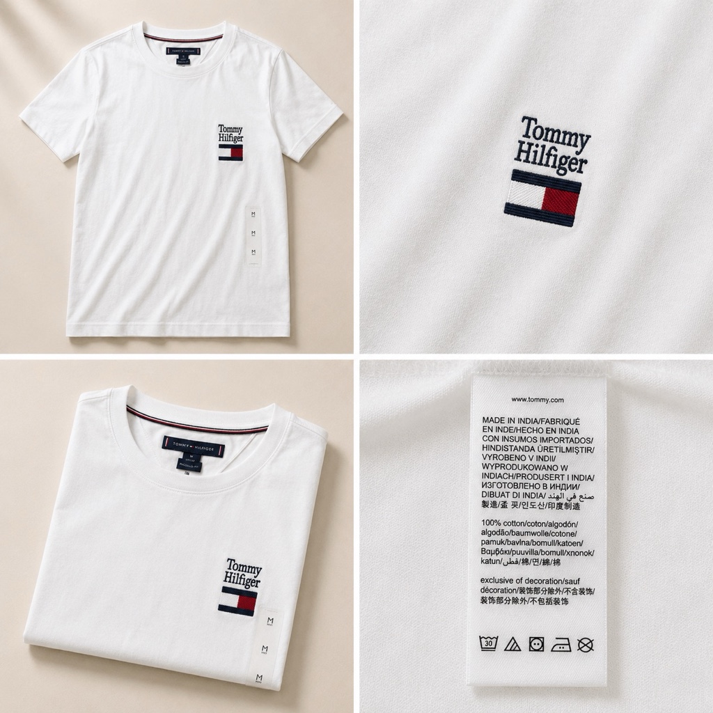 TOMMY HILFIGER BLANCO LOGO