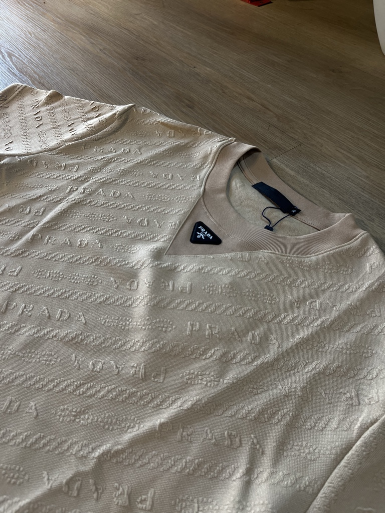 Prada milano camiseta beige