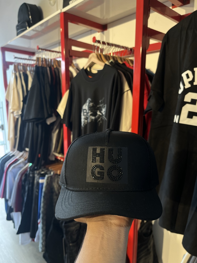 HUGO gorra negra full negra