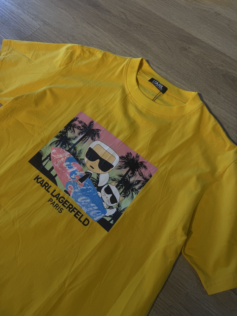 Karl Lagerfeld camiseta amarilla