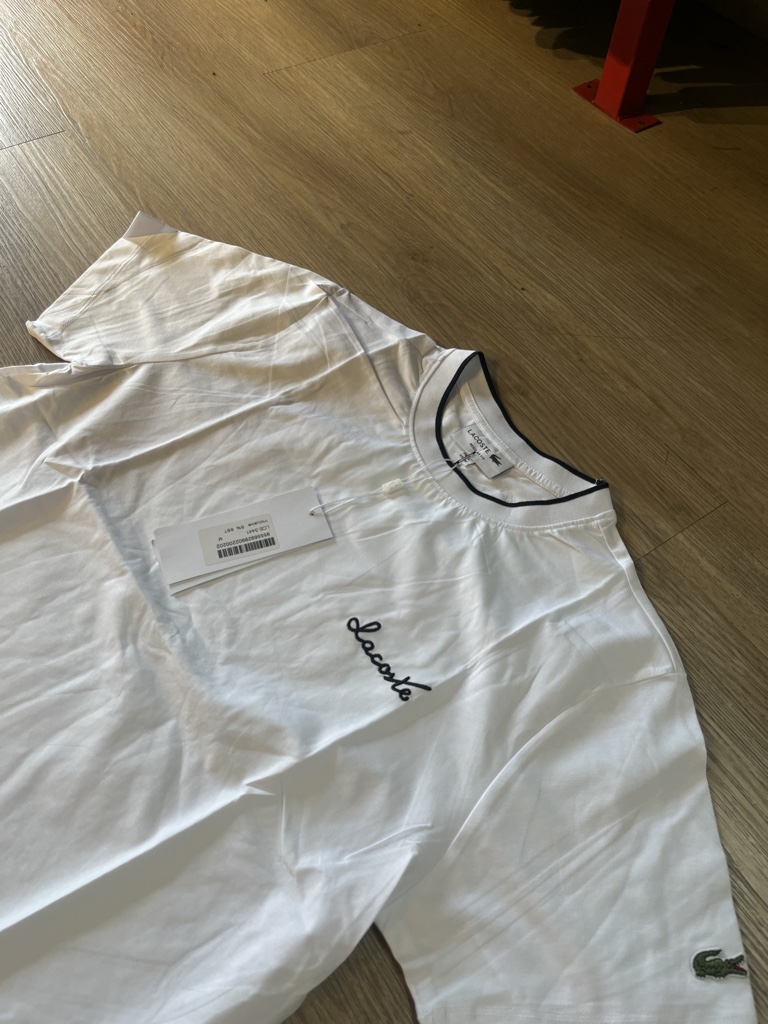 Lacoste camiseta white