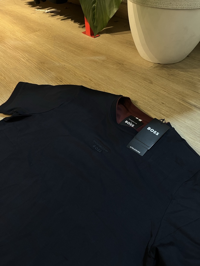 BOSS x porsche camiseta negra