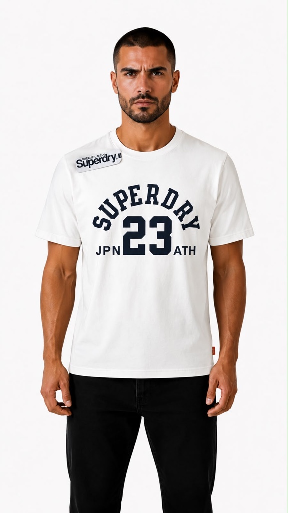 Superdry camiseta blanca XX