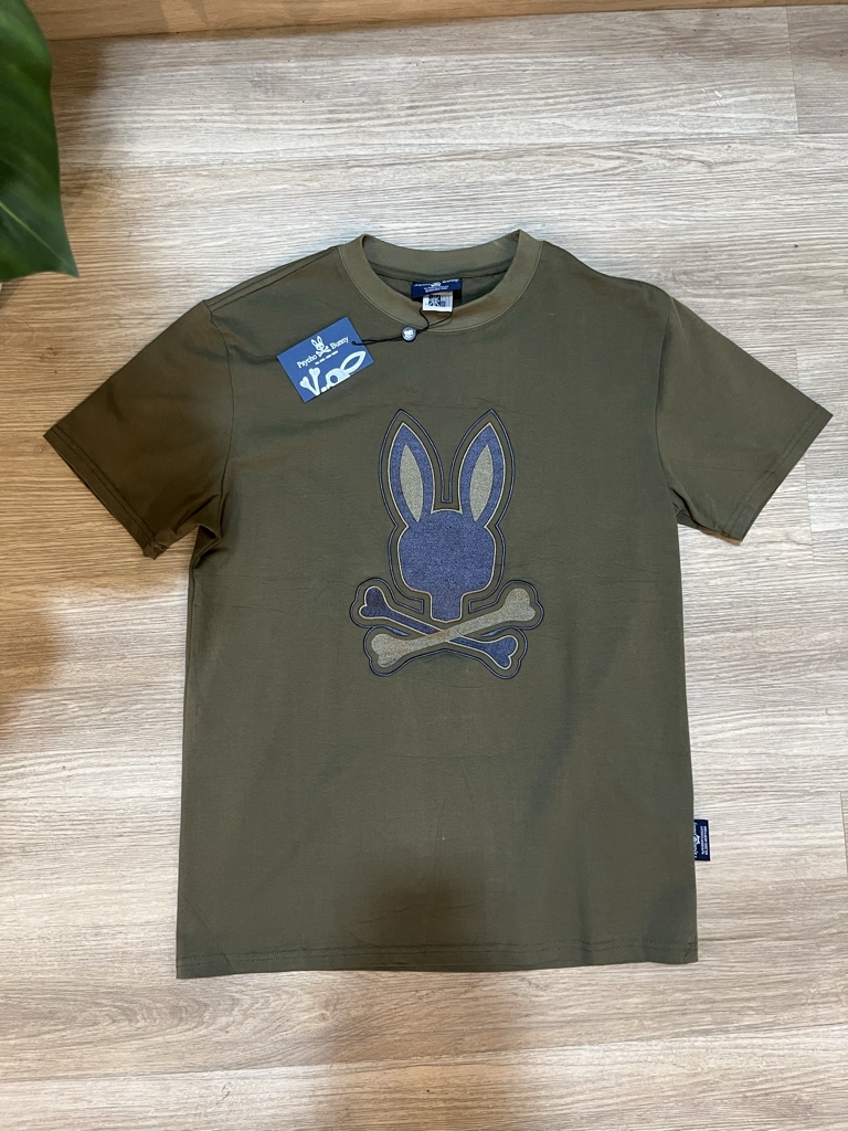 Psycho Bunny verde camiseta