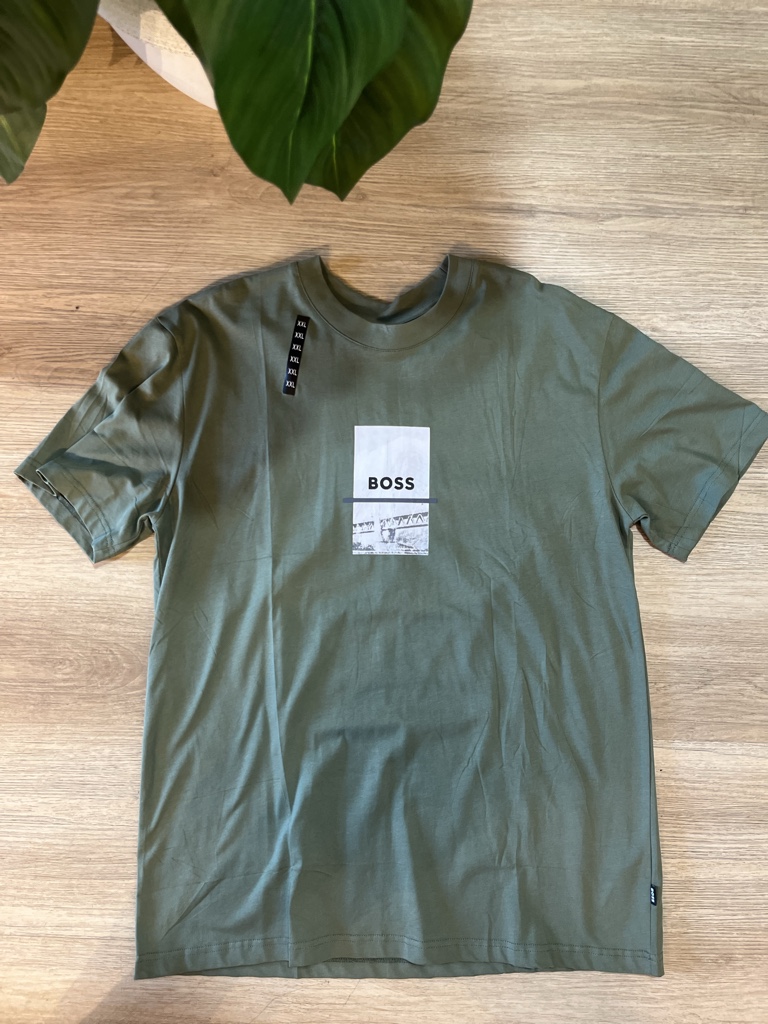 BOSS camiseta verde oliva