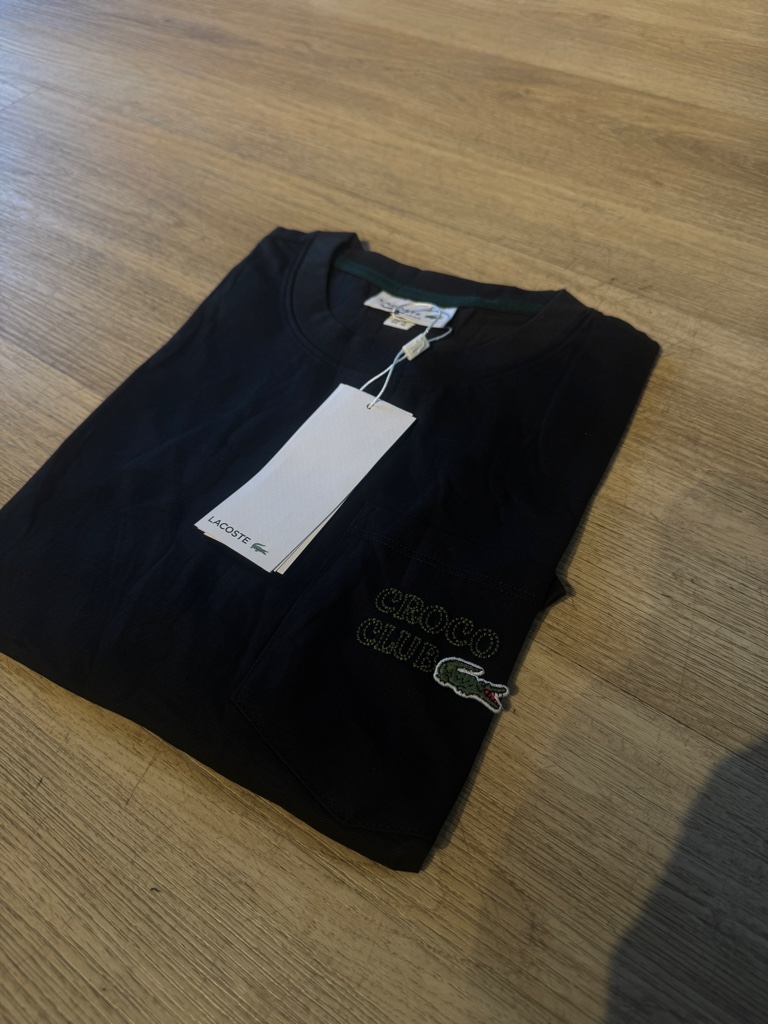 Lacoste camiseta negra 3436