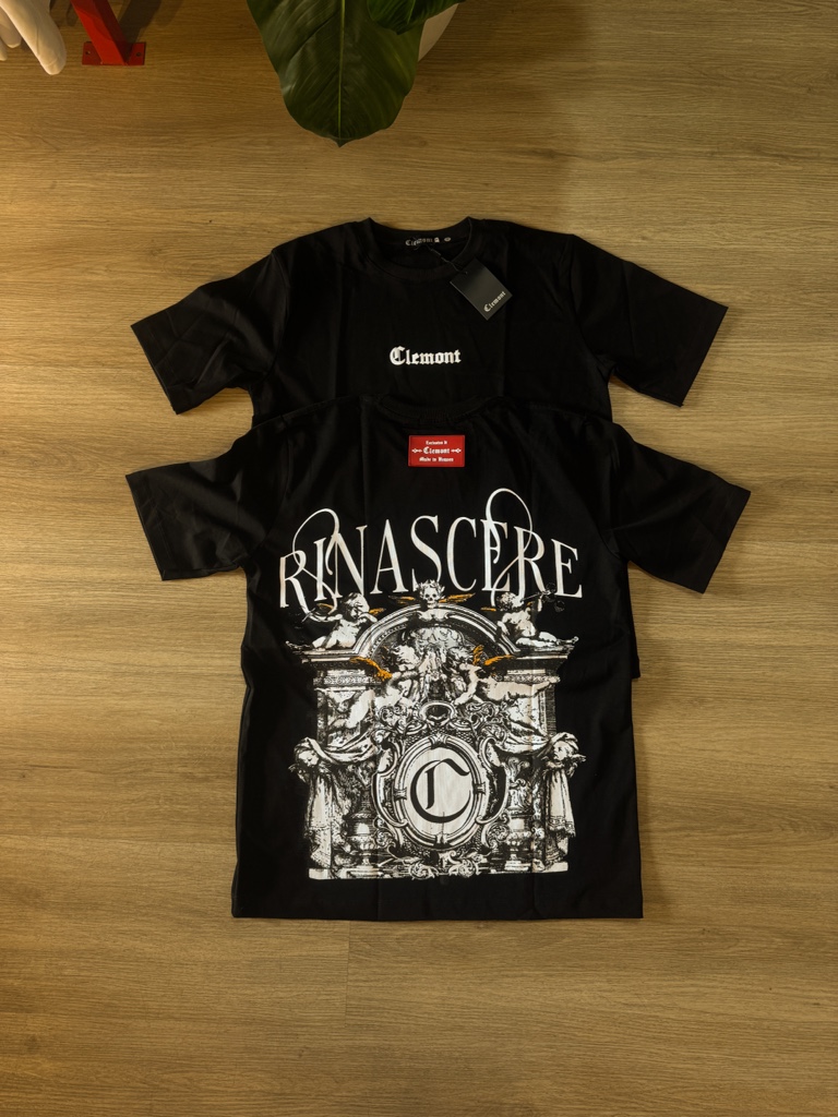 Clemont camiseta negra Renaceré L-1