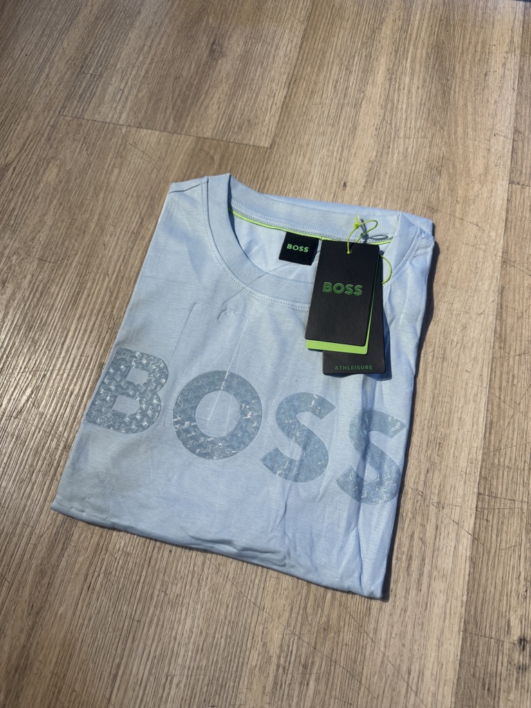 BOSS camiseta azul clara 44692XL