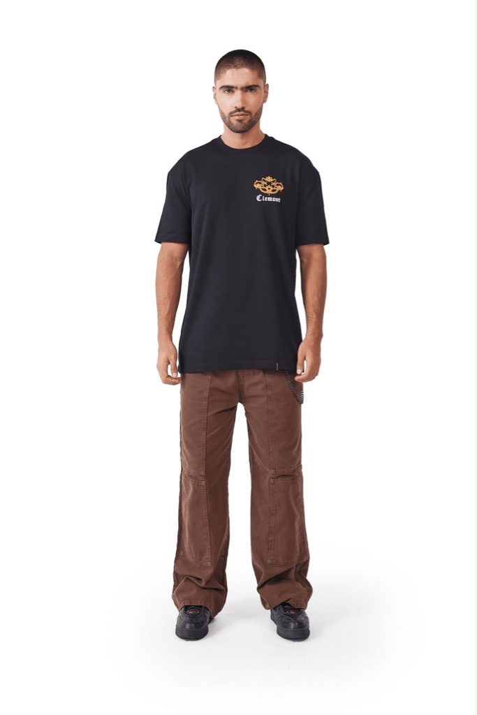 Camiseta negra Clemont X-1