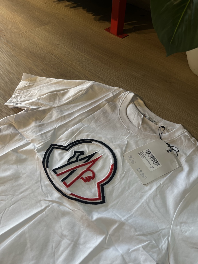 Moncler camiseta blanca M-2