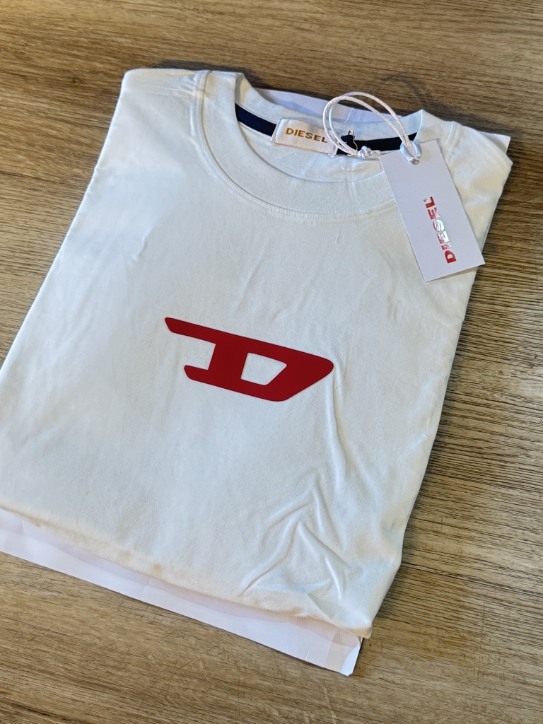 Diesel camiseta blanca L-1