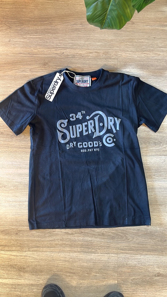 Superdry camiseta negra XX