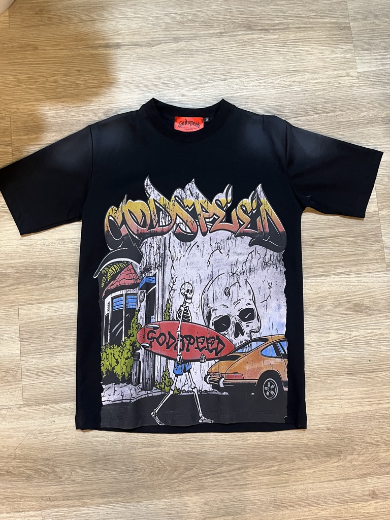 Godspeed camiseta negra