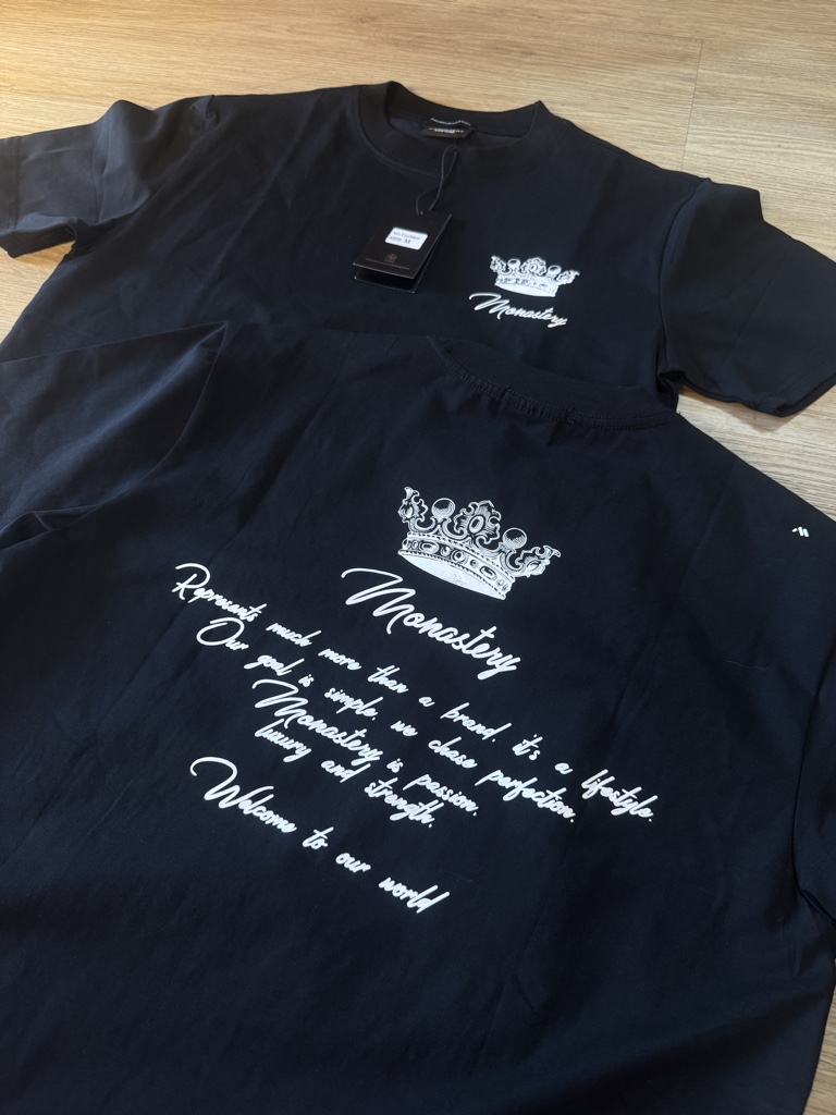Monastery camiseta negra L-1