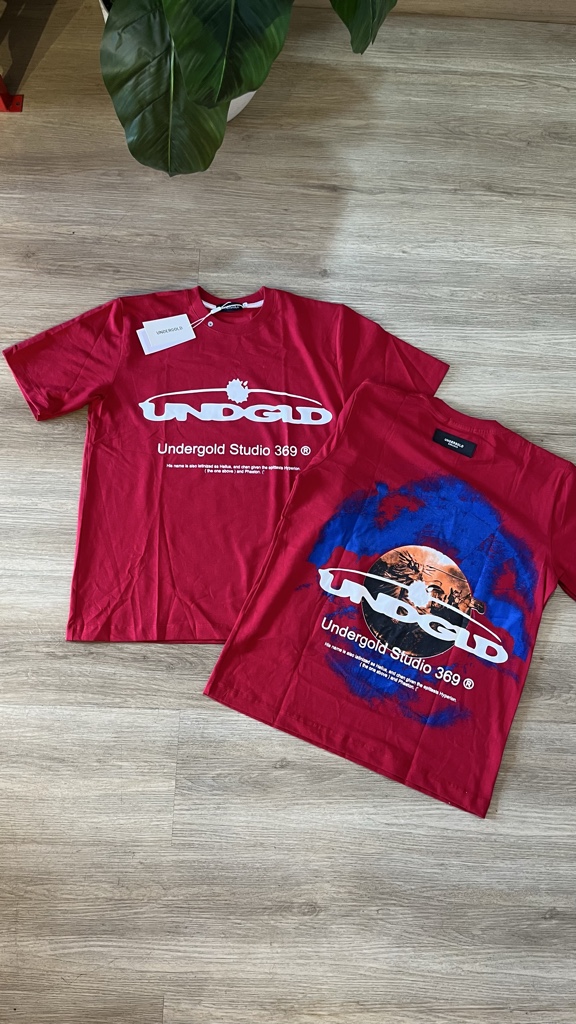 Undergold roja camiseta