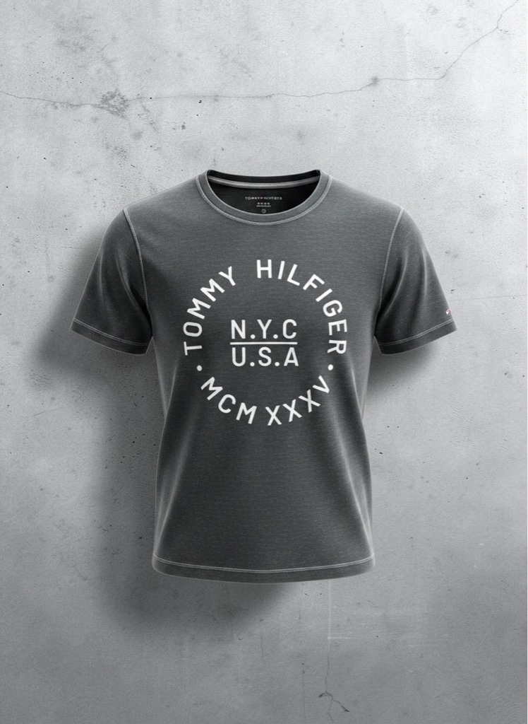 Playera Tommy Hilfiger gris